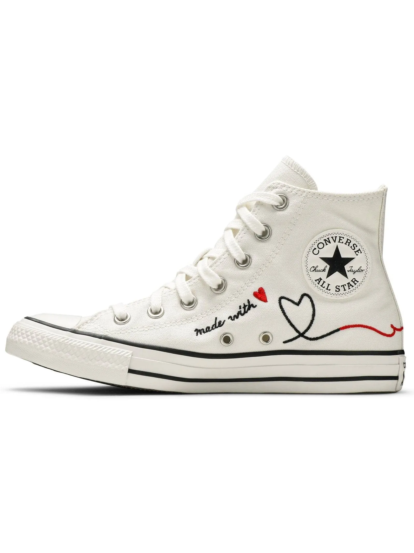 Converse Chuck Taylor All Star High Made With Love Vintage White/Egret/Black 171159F