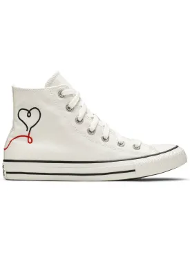 Converse Chuck Taylor All Star High Made With Love Vintage White/Egret/Black 171159F
