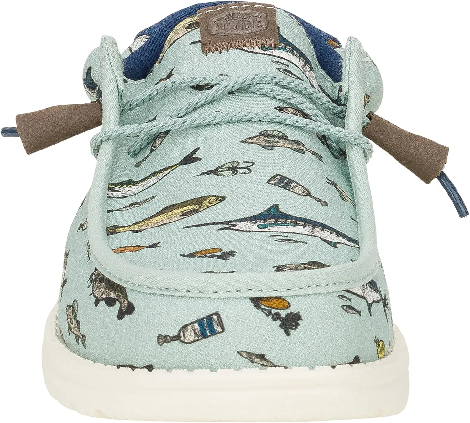 HEYDUDE Wally Marlin, Mens Shoes, Men's Slip-on Loafers, Comfortable & Light-Weight