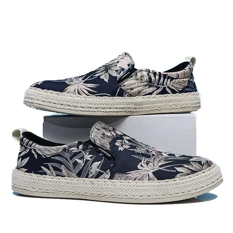 Junglemen  Men's slip-on canvas shoes