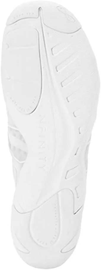 Nfinity Vengeance White Cheer Shoes for Youth Girls  High-Performance Breathable Sneakers for Cheerleading, Dance, and Sports Training  Lightweight and Durable for Competition
