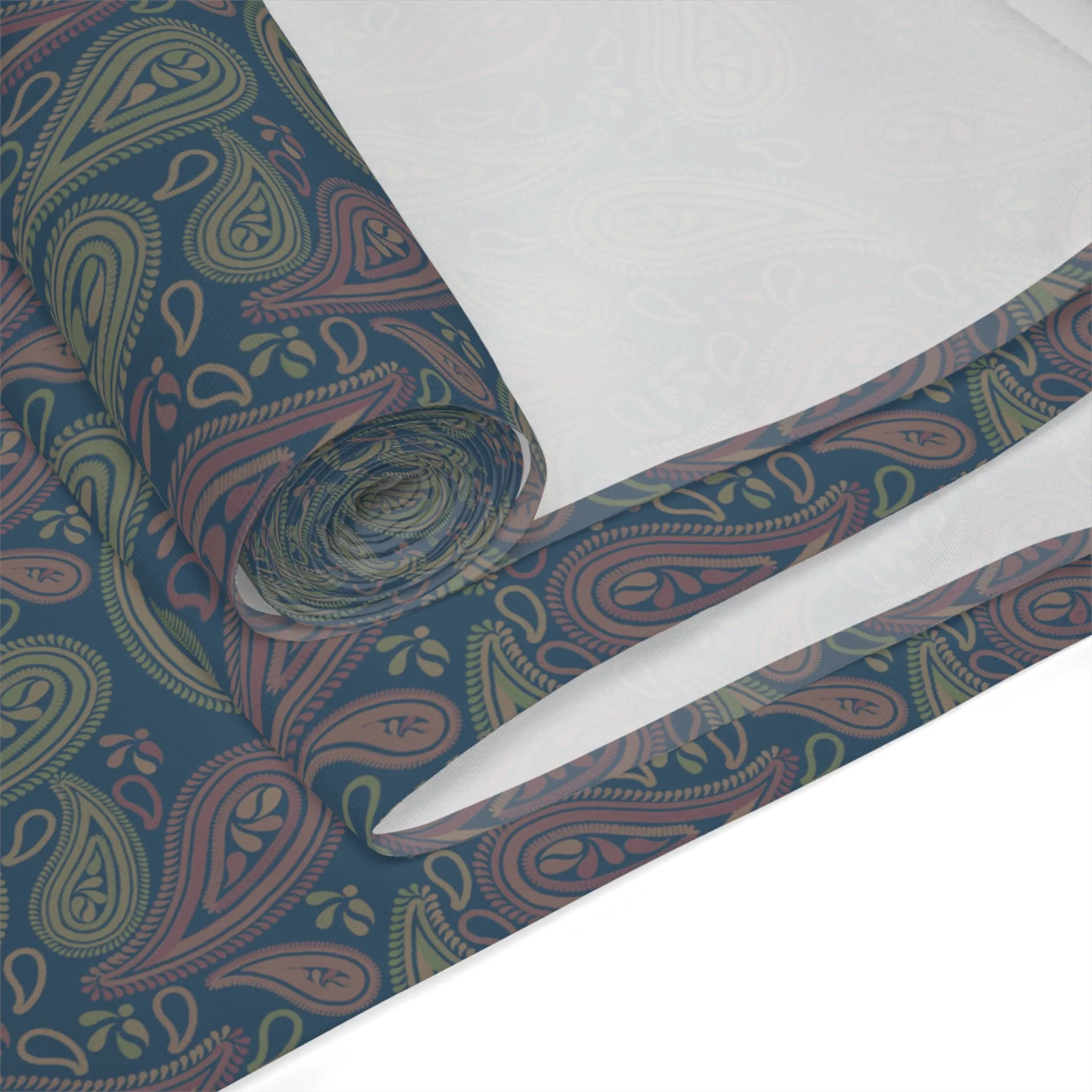 Paisley Table Runner Gardening Houseplant Indoor Plant Lover Gift Idea Green Center Table Cloth