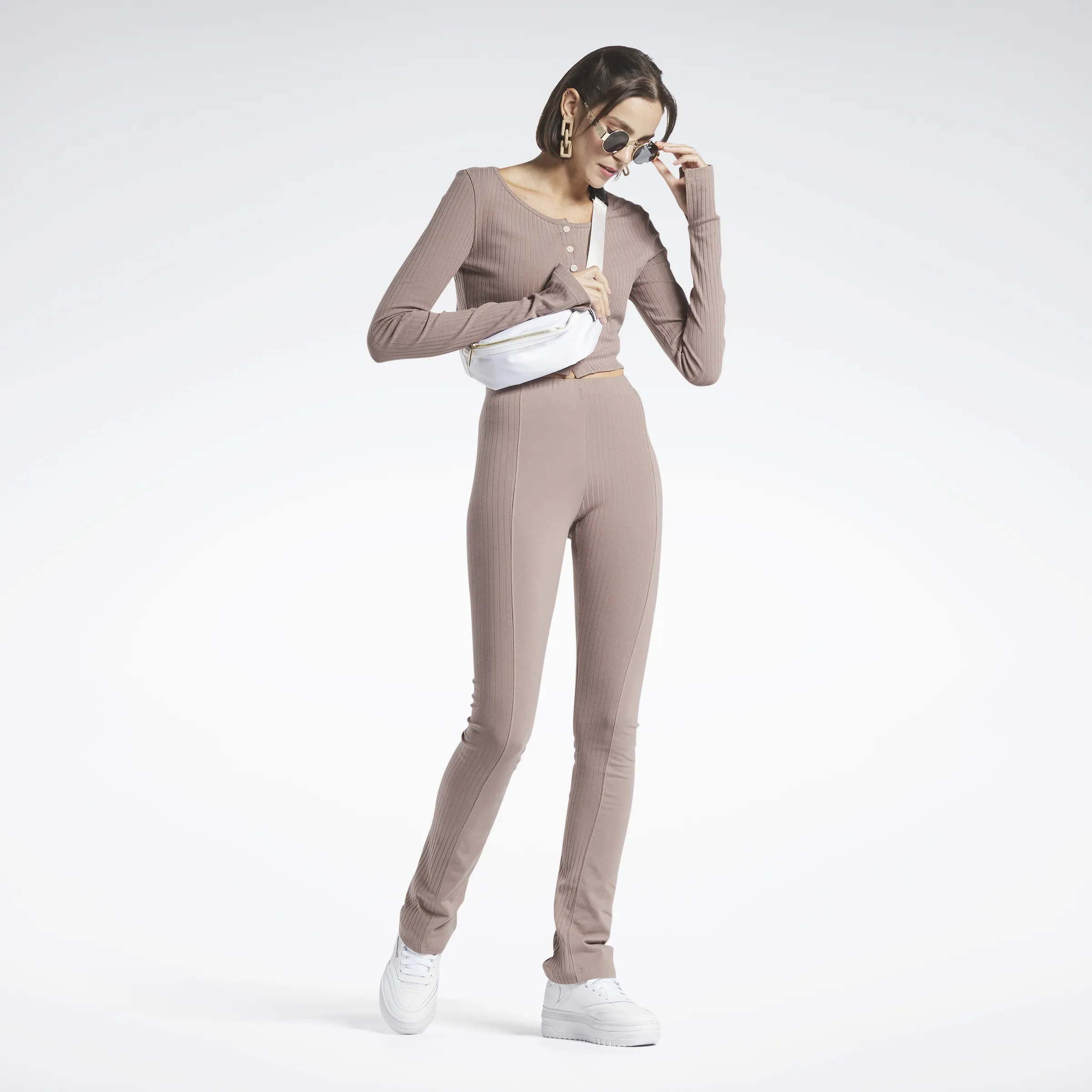Reebok Classics High-Rise Leggings Taupe