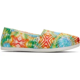 TOMS Alpargata Red 100% Cotton Female Slip On Ladies Shoes