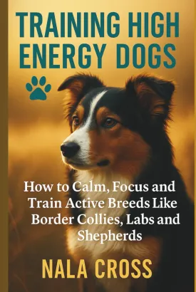 Training High-Energy Dogs: How to Calm, Focus, and Train Active Breeds Like Border Collies, Labs, and Shepherds Hardcover  April 19, 2025