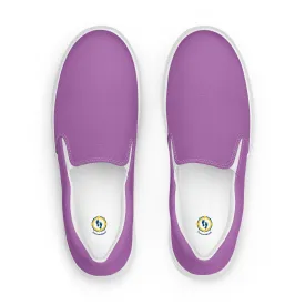 Women’s Lavender slip-on canvas shoes, summer shoes