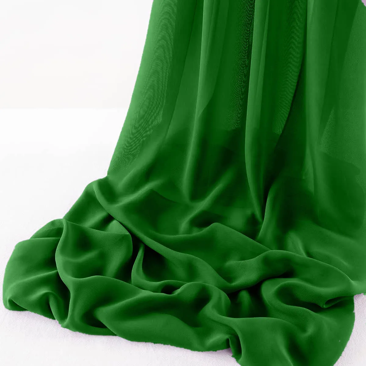 WOOL DOBBY CHIFFON SHEER RUNNER (14" wide x 108" Long)