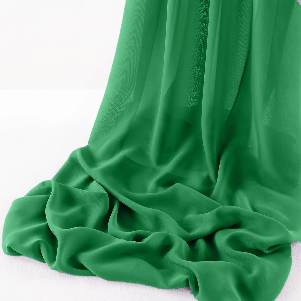 WOOL DOBBY CHIFFON SHEER RUNNER (14" wide x 108" Long)