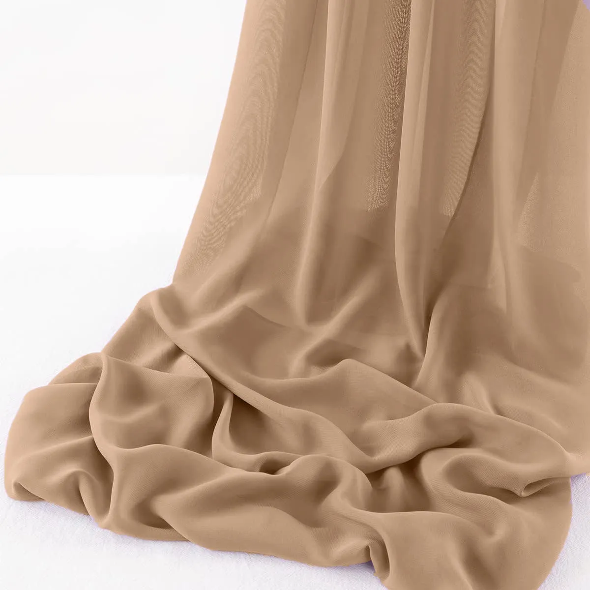 WOOL DOBBY CHIFFON SHEER RUNNER (14" wide x 108" Long)