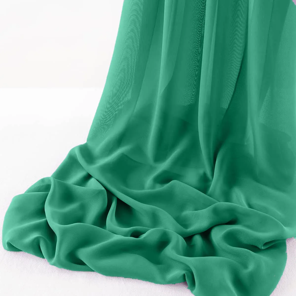 WOOL DOBBY CHIFFON SHEER RUNNER (14" wide x 108" Long)