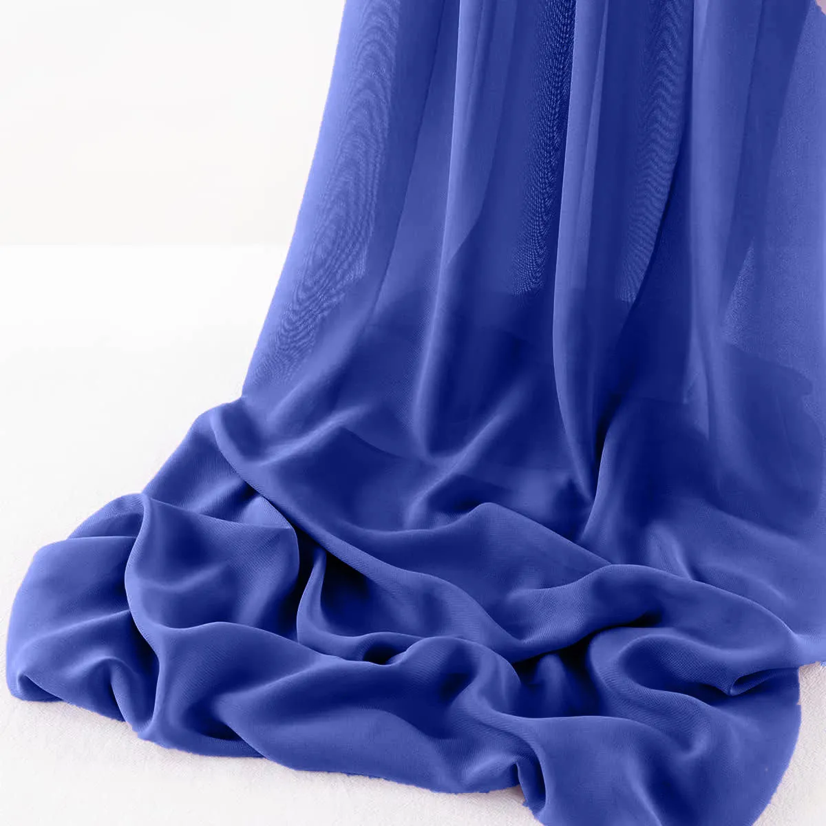 WOOL DOBBY CHIFFON SHEER RUNNER (14" wide x 108" Long)