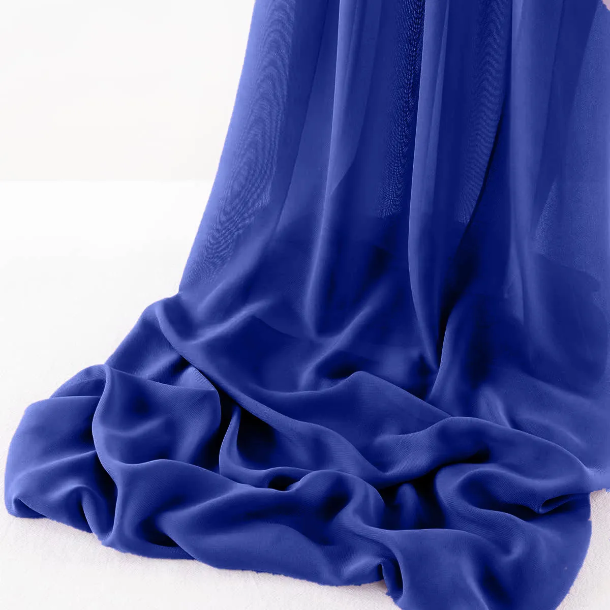 WOOL DOBBY CHIFFON SHEER RUNNER (14" wide x 108" Long)