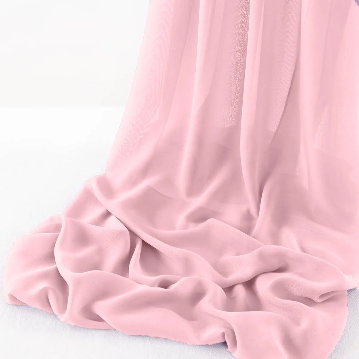 WOOL DOBBY CHIFFON SHEER RUNNER (14" wide x 108" Long)