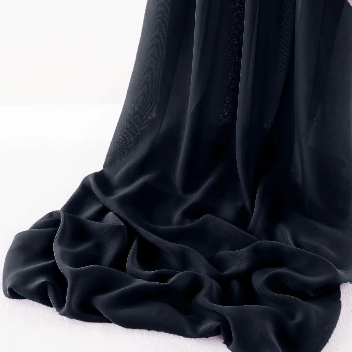 WOOL DOBBY CHIFFON SHEER RUNNER (14" wide x 108" Long)
