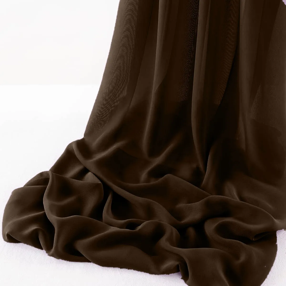 WOOL DOBBY CHIFFON SHEER RUNNER (14" wide x 108" Long)