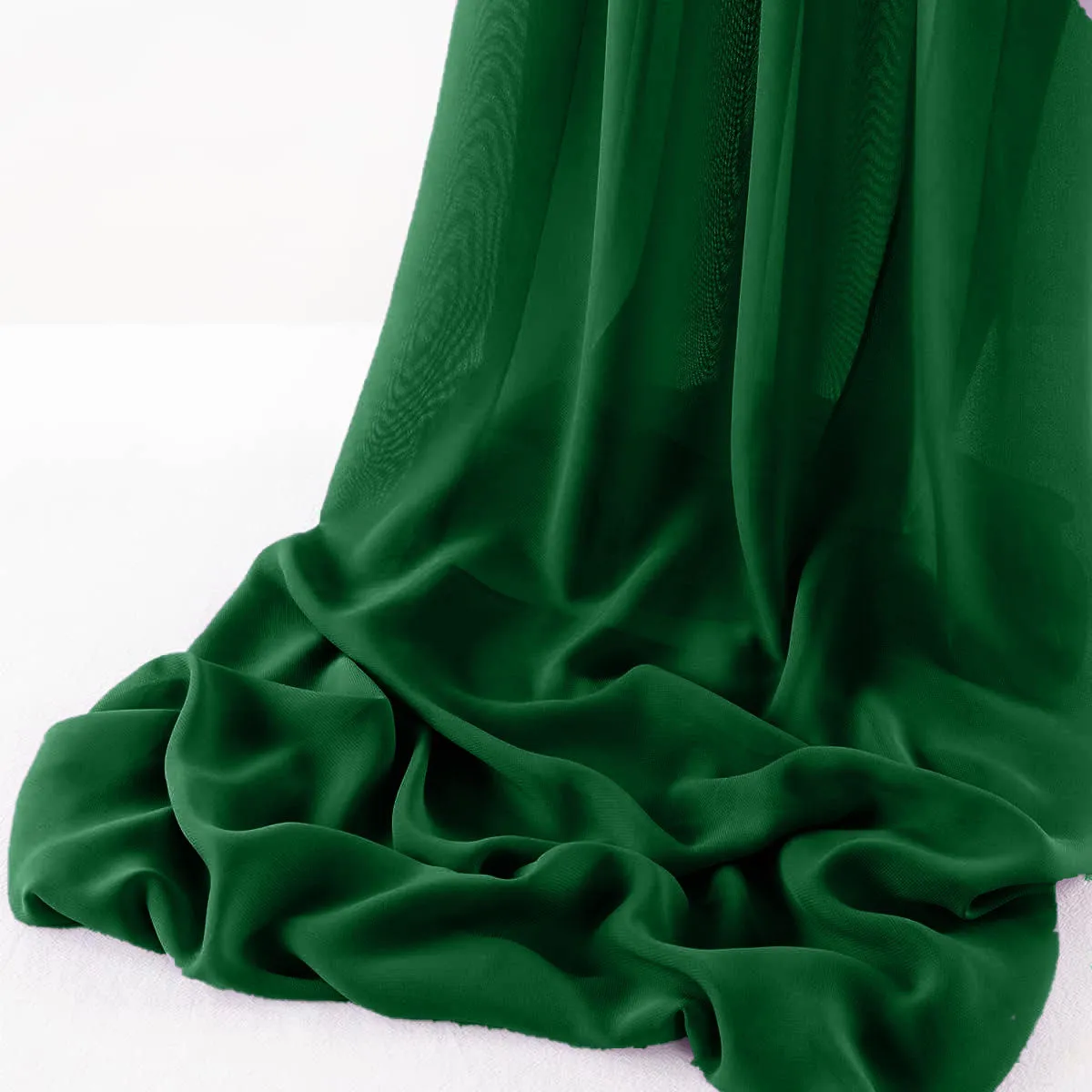 WOOL DOBBY CHIFFON SHEER RUNNER (14" wide x 108" Long)